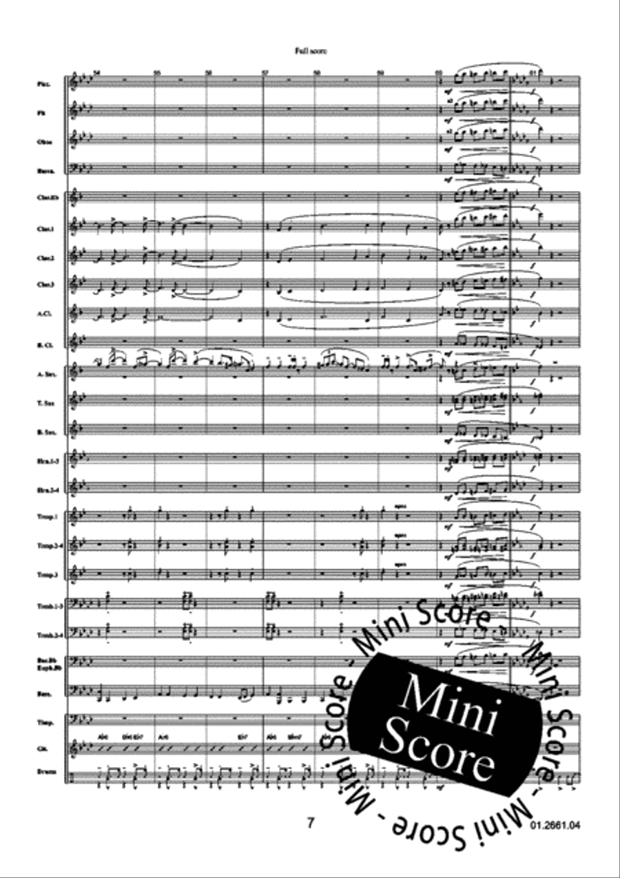 Glenn Swings Low Big Band scores gallery preview page 13