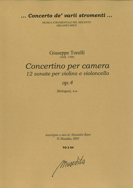 Concertino per camera op.4 ([Bologna], s.d.)