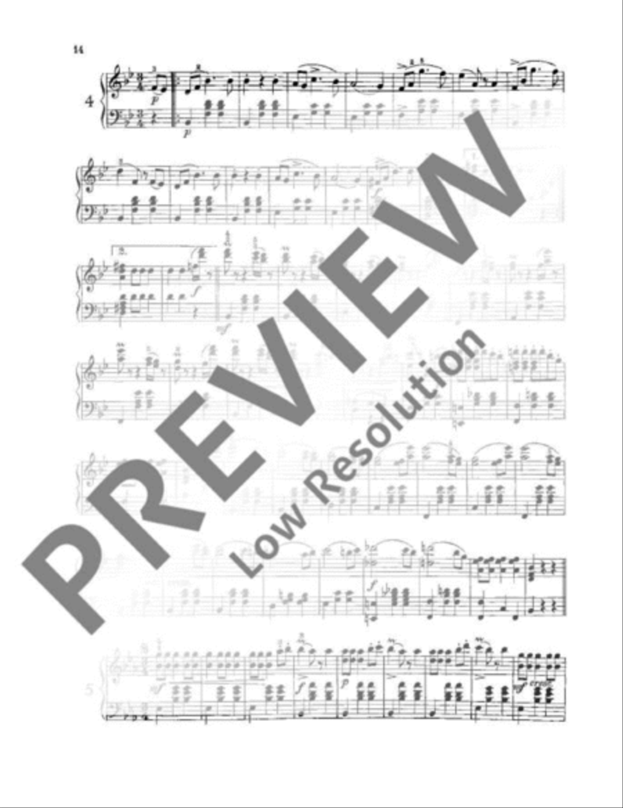 Meine Strauß-Walzer Piano Solo scores gallery preview page 15