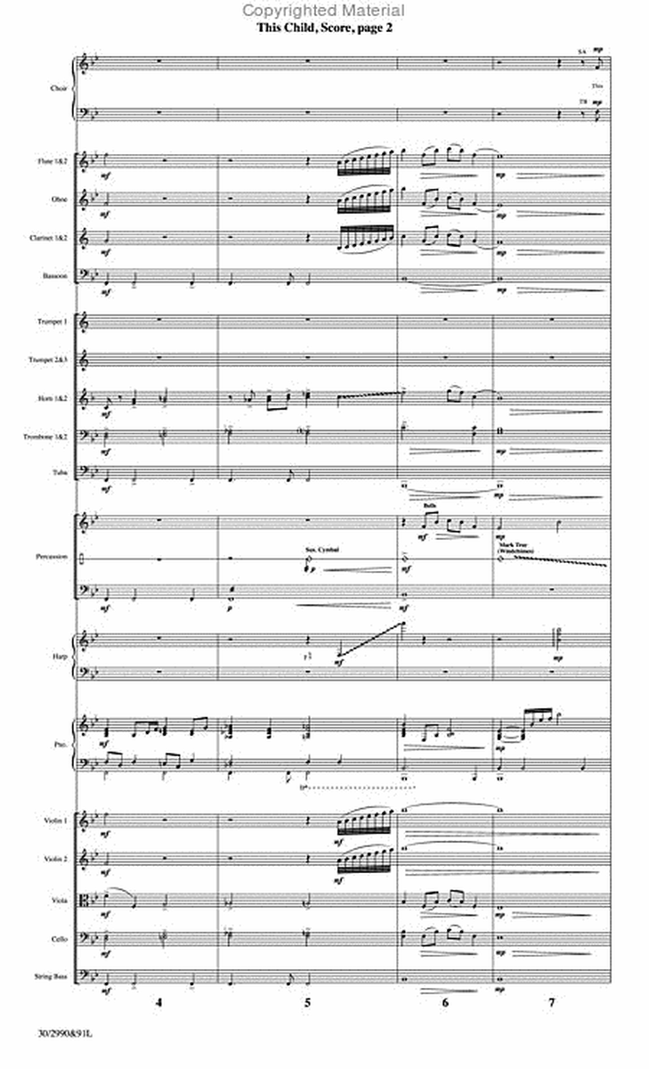 This Child - Orchestral Score and CD with Printable Parts
