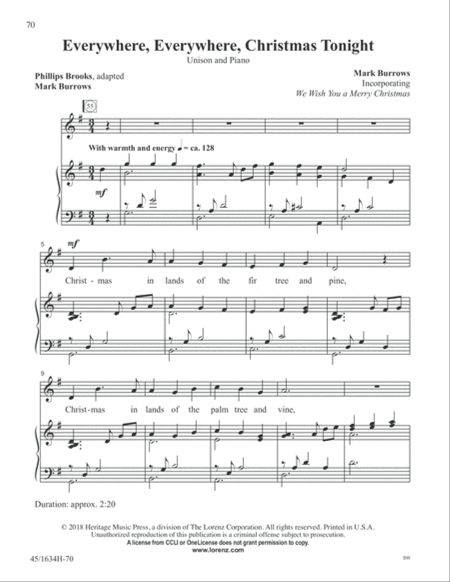 Together Together Unison Choir scores gallery preview page 70