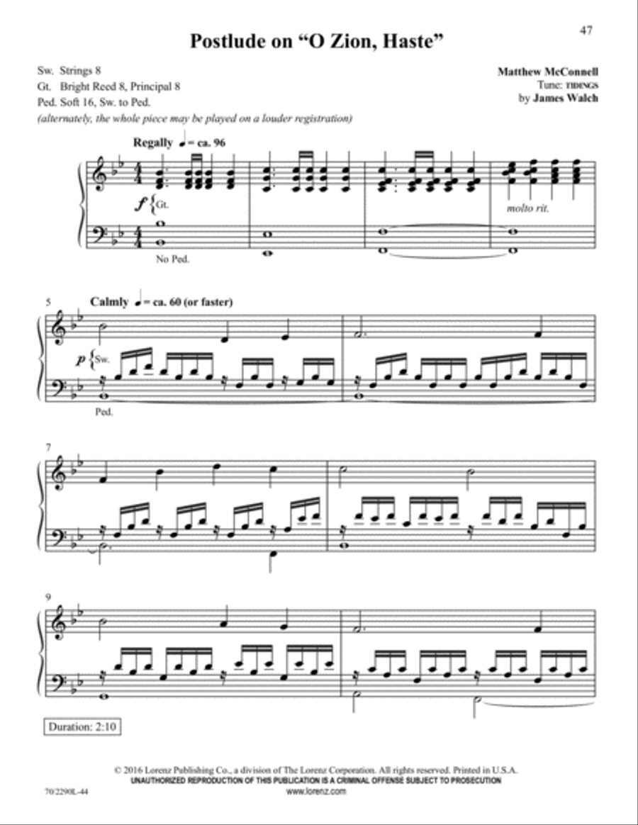 Easy Hymns for Organ Easy Hymns for Organ Organ Solo scores gallery preview page 18