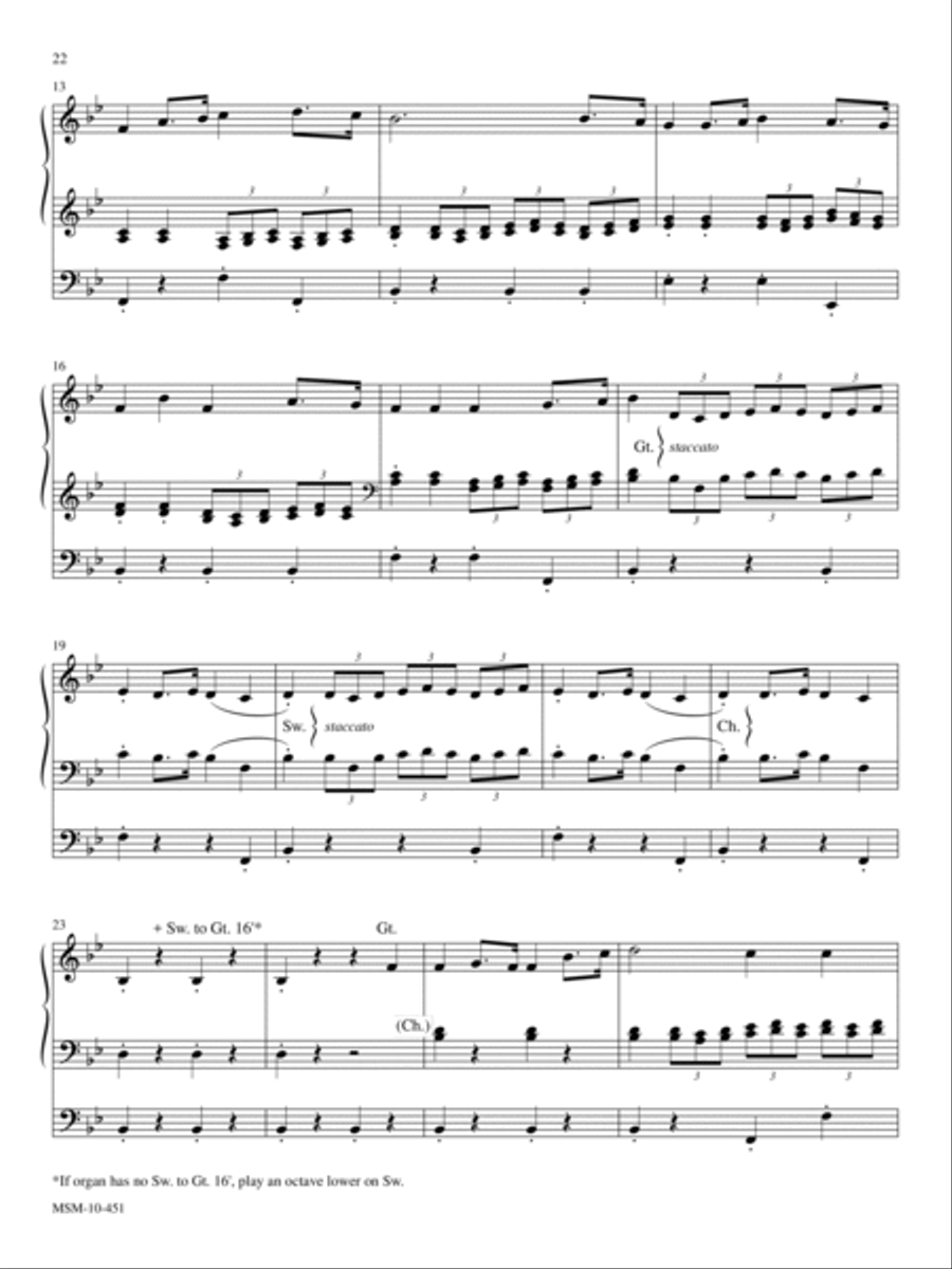 The Promised Land: Five Hymn Arrangements for Organ Organ Solo scores gallery preview page 8