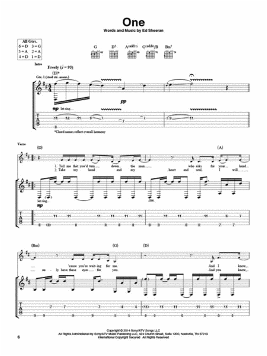 Ed Sheeran - X Ed Sheeran - X Electric Guitar scores gallery preview page 3