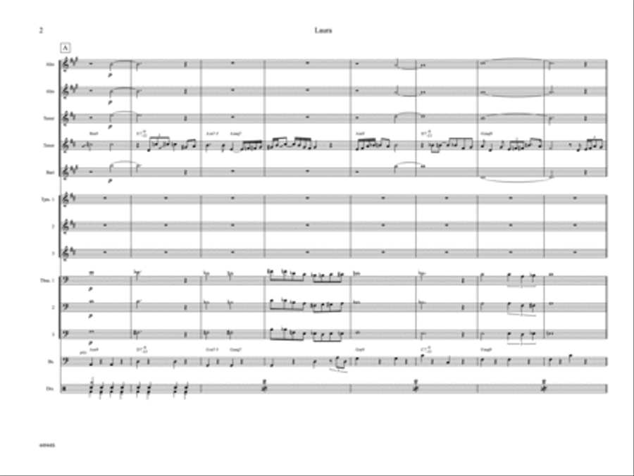 Laura: Score Jazz Ensemble scores gallery preview page 6