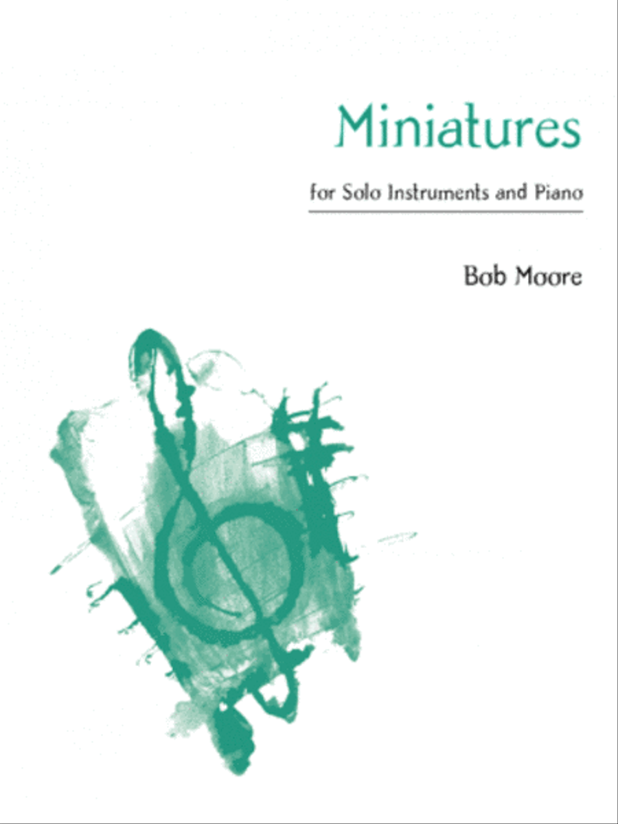 Miniatures for Solo Instrument and Piano Viola scores gallery preview page 1