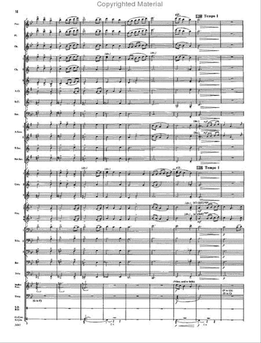 Centuria Concert Band scores gallery preview page 15