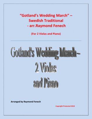Gotland's Wedding March - Traditional - 2 Violas and Piano