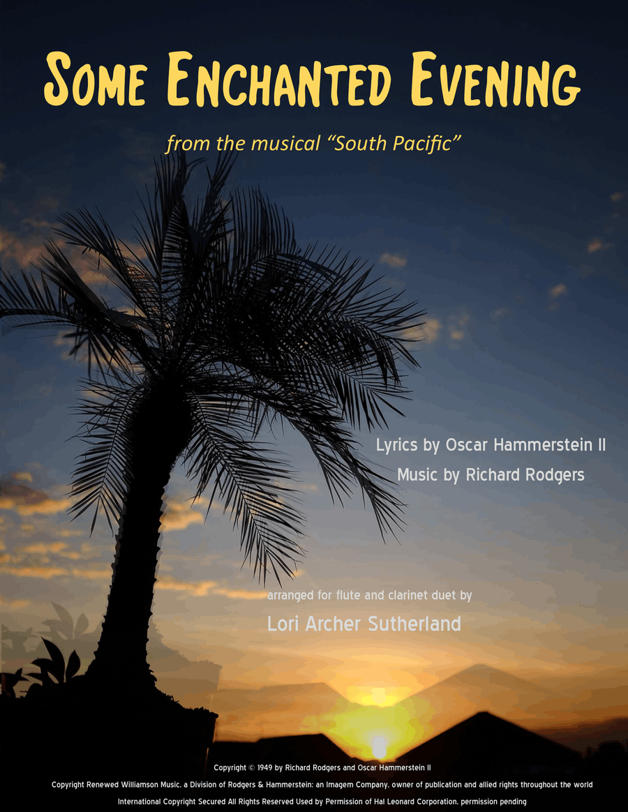 Some Enchanted Evening Woodwind Duet scores gallery preview page 1