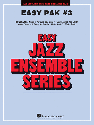 Book cover for Easy Jazz Ensemble Pak #3