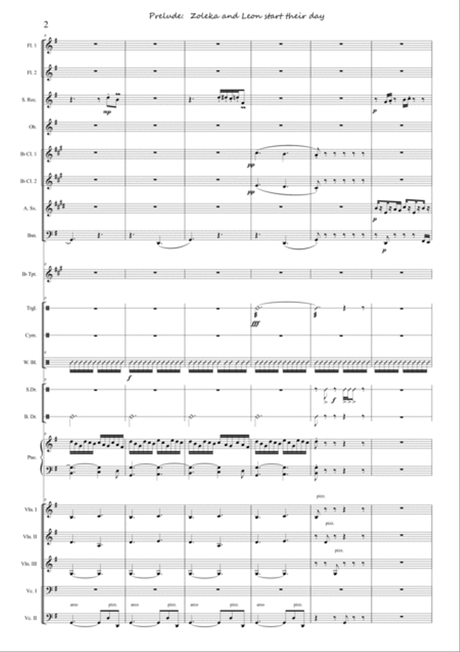 Suite, Sweet Cape Town - 1 Prelude Zoleka and Leon start their day Jazz Ensemble scores gallery preview page 2