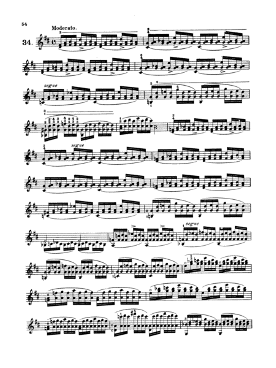 Kreutzer: Forty-Two Studies or Caprices Part scores gallery preview page 1