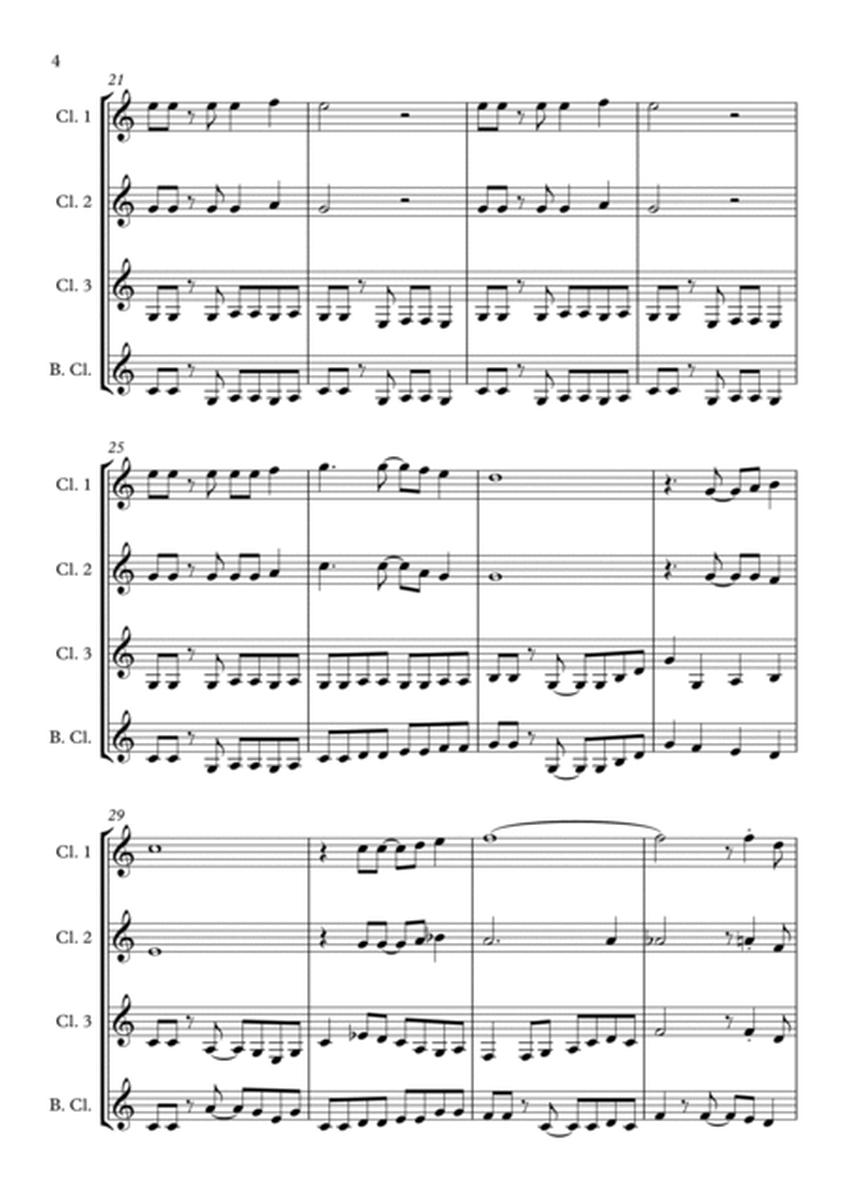The Sloop John B (The John B Sails) - Clarinet Quartet image number null