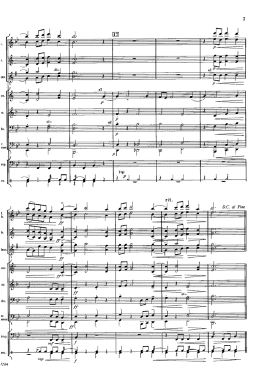 In A Baroque Manner In A Baroque Manner Concert Band scores gallery preview page 7