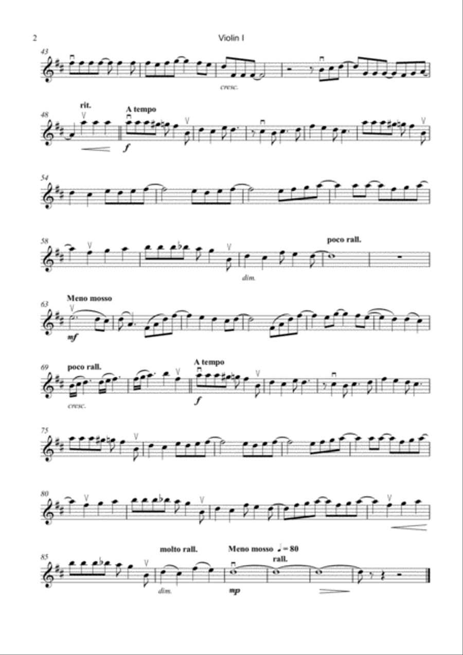 Thank You For The Music String Quartet scores gallery preview page 4