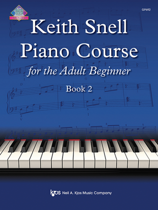 Book cover for Keith Snell Piano Course for the Adult Beginner Book 2