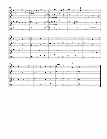 Leal schray tante (arrangement for 4 recorders)