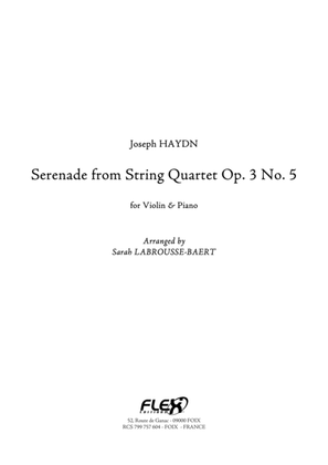 Serenade from String Quartet Op. 3 No. 5
