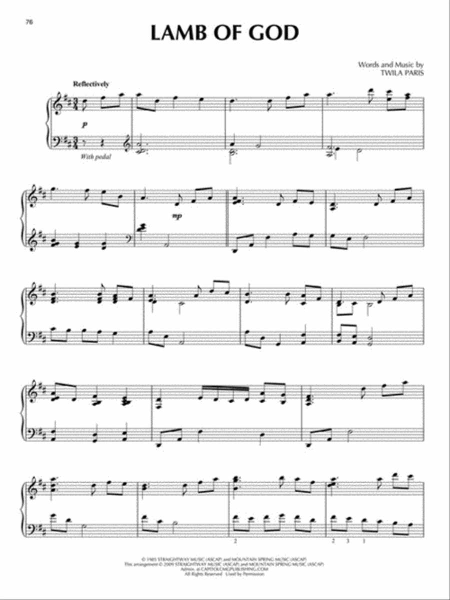 Blended Worship Piano Collection Piano Solo scores gallery preview page 5
