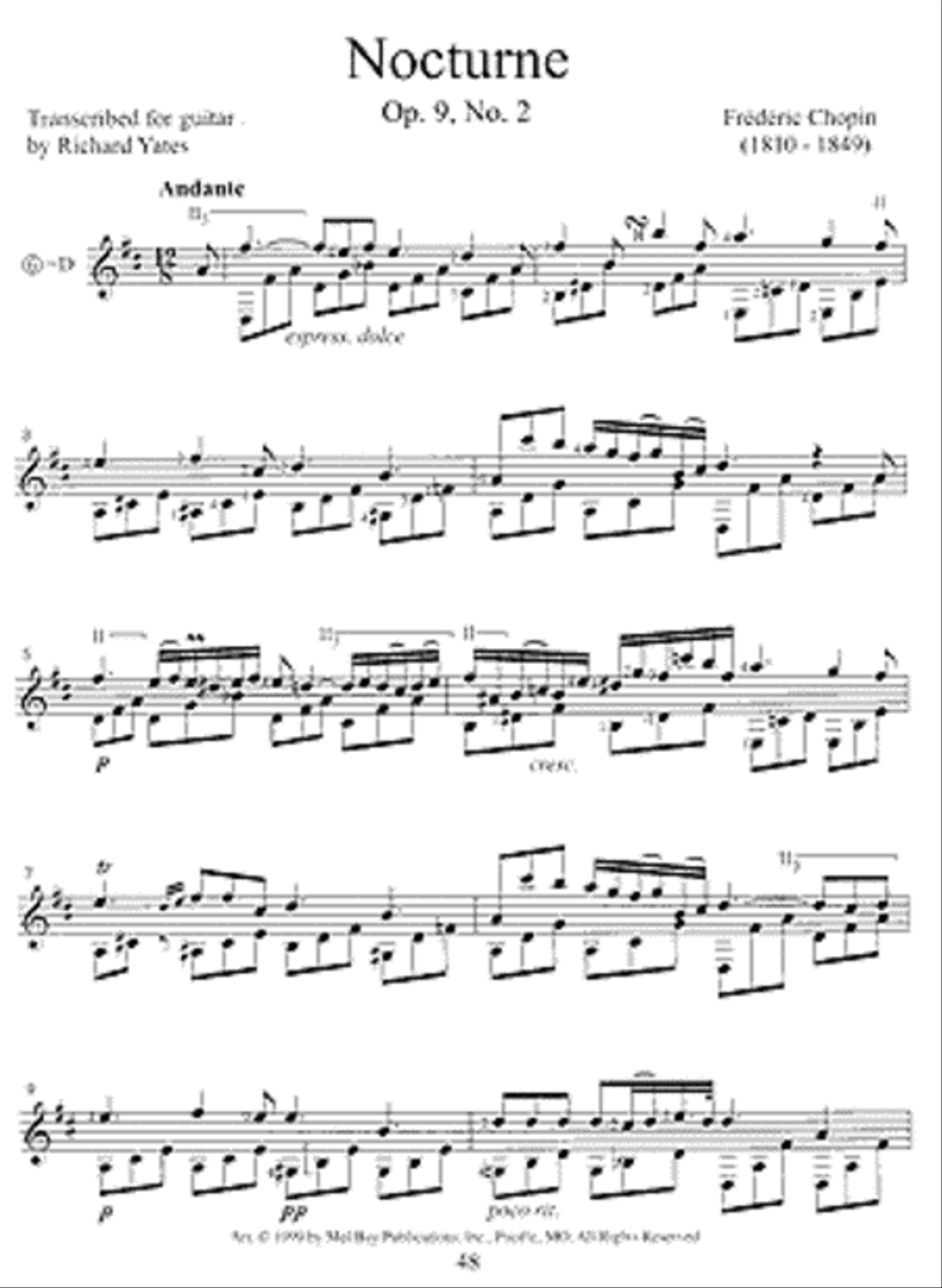 Chopin for Acoustic Guitar Acoustic Guitar scores gallery preview page 3