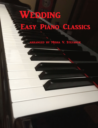 Book cover for Wedding Easy Piano Classics