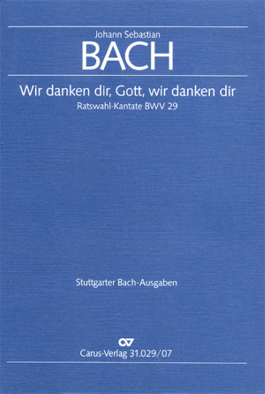 We thank Thee, Lord, God, we thank Thee, Lord (Wir danken dir, Gott, wir danken dir) 4-Part scores gallery preview page 1