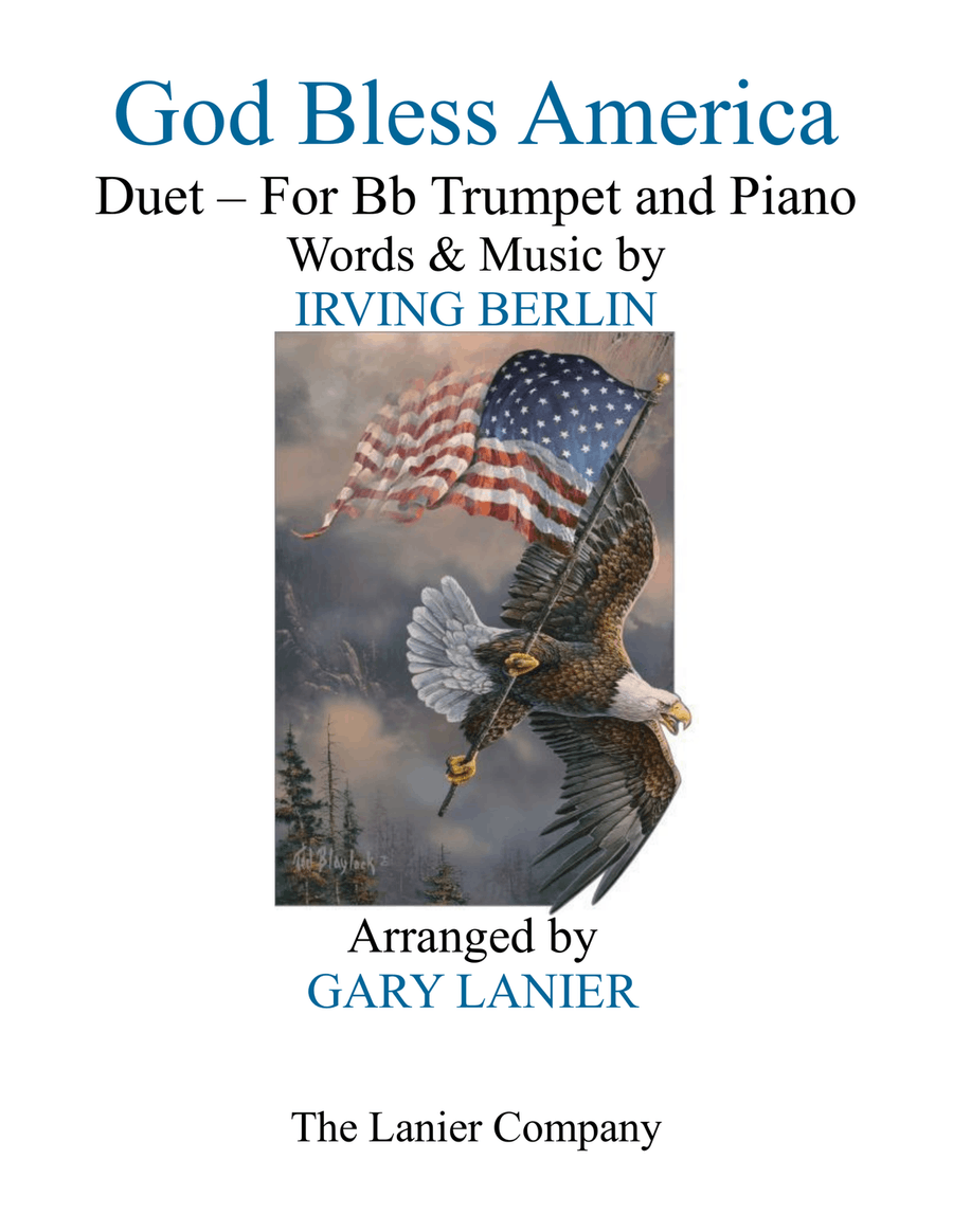 God Bless America Trumpet Solo scores gallery preview page 1