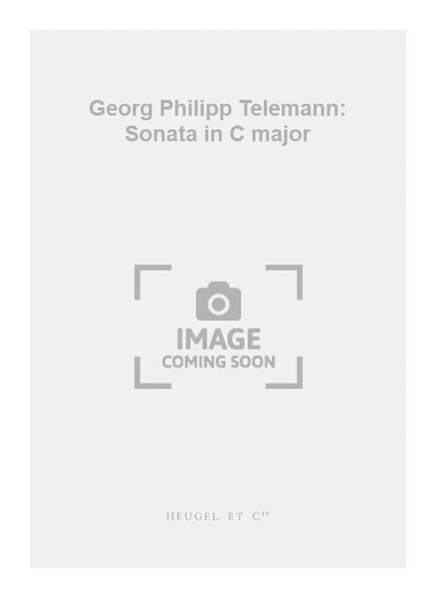 Georg Philipp Telemann: Sonata in C major