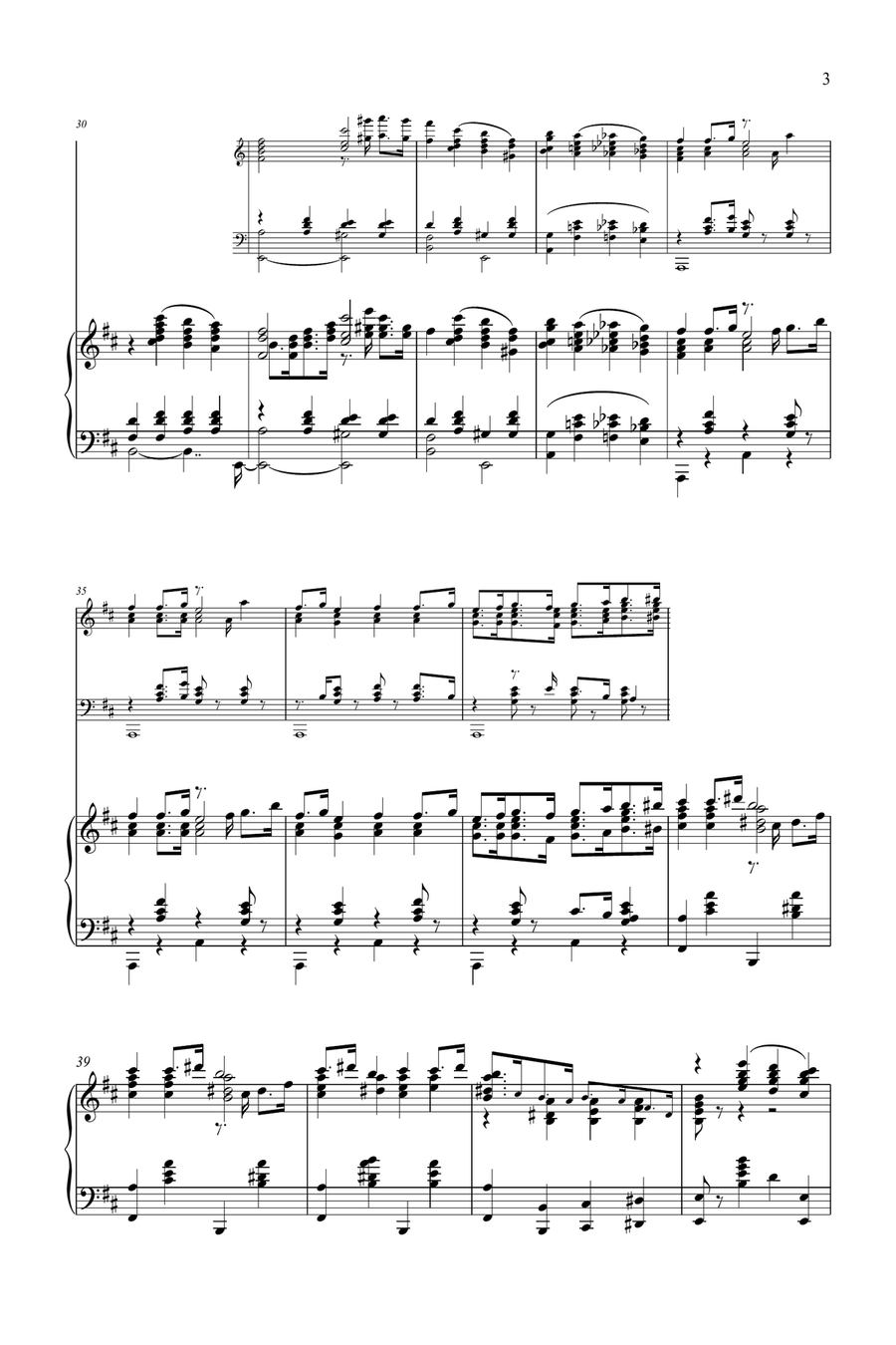 Tip-toes - Overture (for 2 Pianos) Piano Solo scores gallery preview page 3