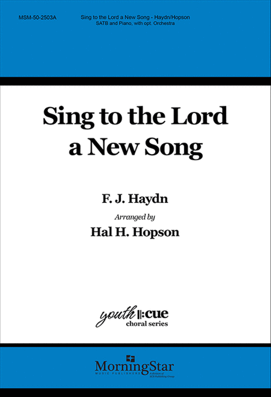 Sing to the Lord a New Song 4-Part scores gallery preview page 1