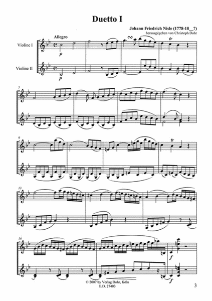 Due Duetti per due Violini per Amatori op. 19
