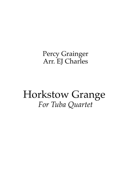 Horkstow Grange for Tuba Quartet image number null