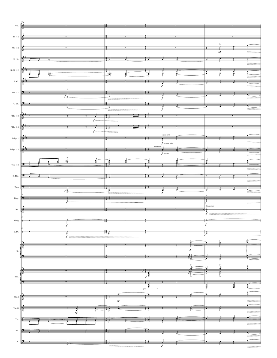 Tetris for orchestra -- score only Full Orchestra scores gallery preview page 4