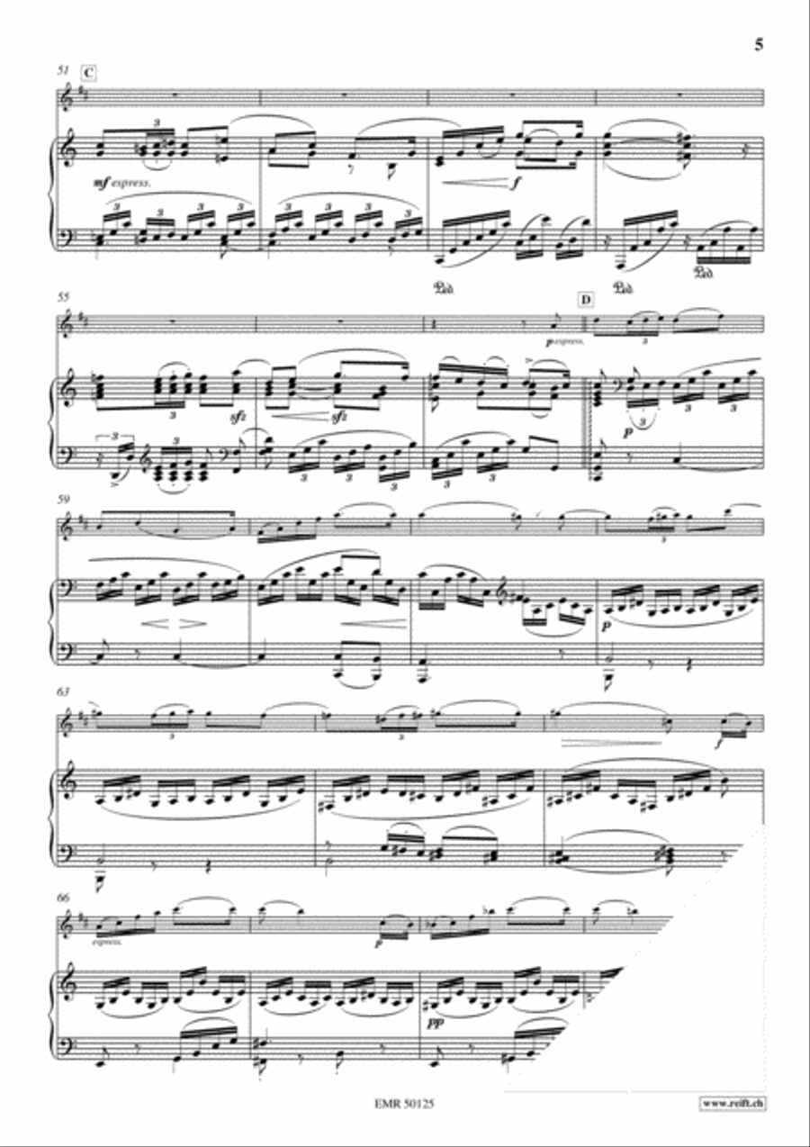 Canzone Clarinet Solo scores gallery preview page 7