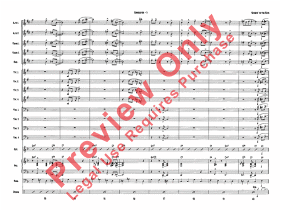 Singin' in the Rain Singin' in the Rain Jazz Ensemble scores gallery preview page 7