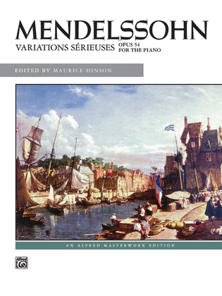 Book cover for Mendelssohn -- Variations Sérieuses, Op. 54