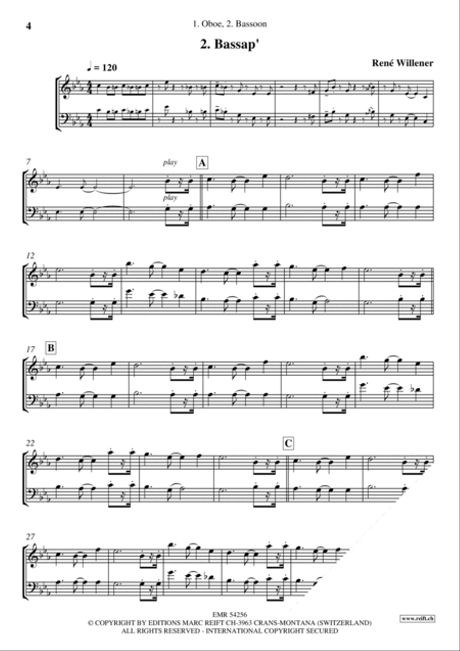 Happy Birthday Bassoon scores gallery preview page 4