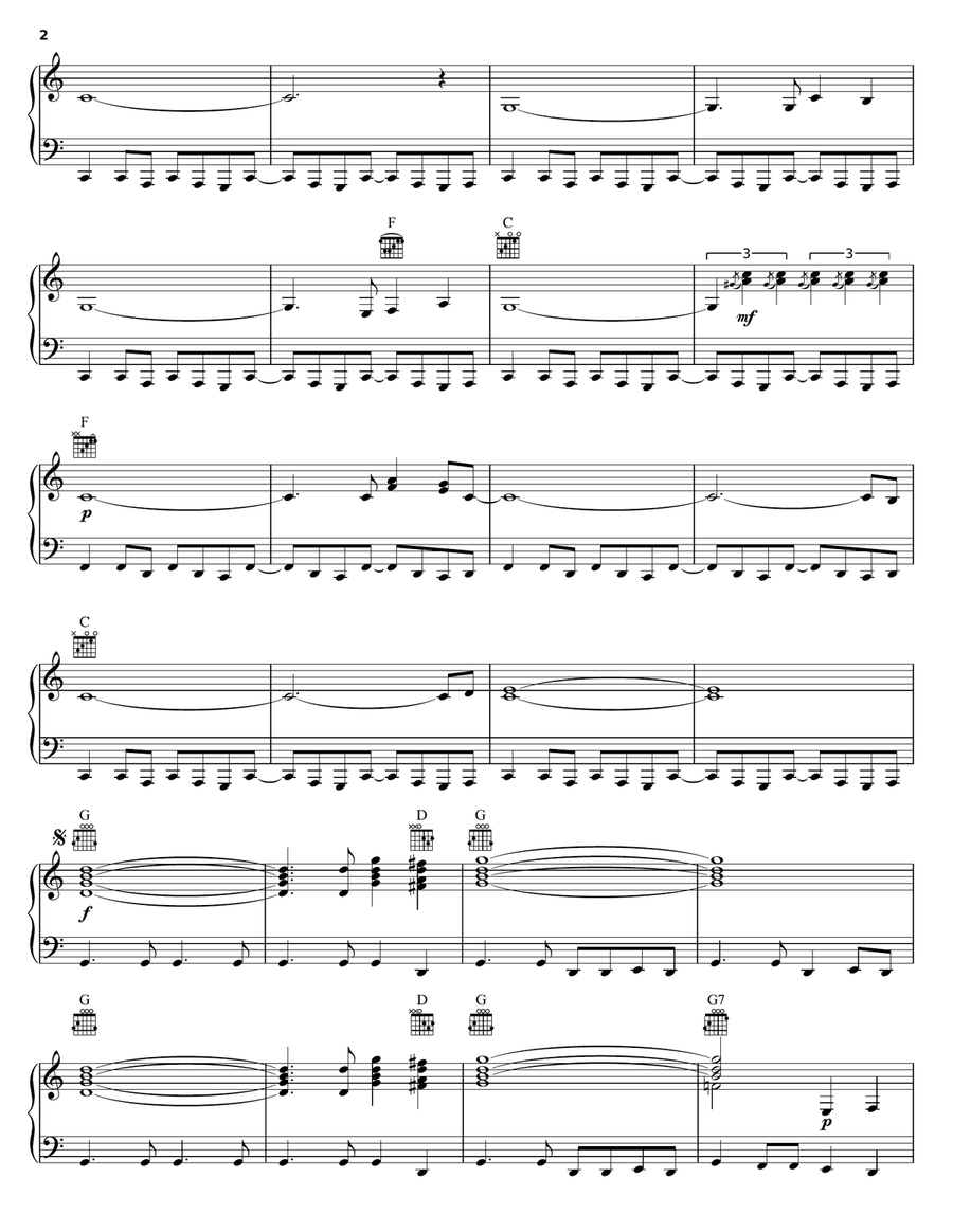 Time Is Tight Piano Solo scores gallery preview page 2