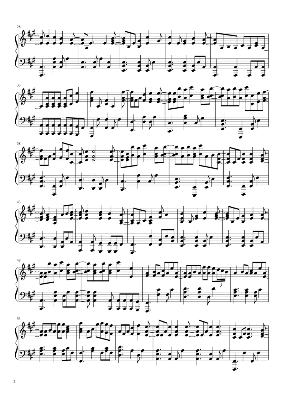 Life In Technicolor Ii Piano Method scores gallery preview page 2