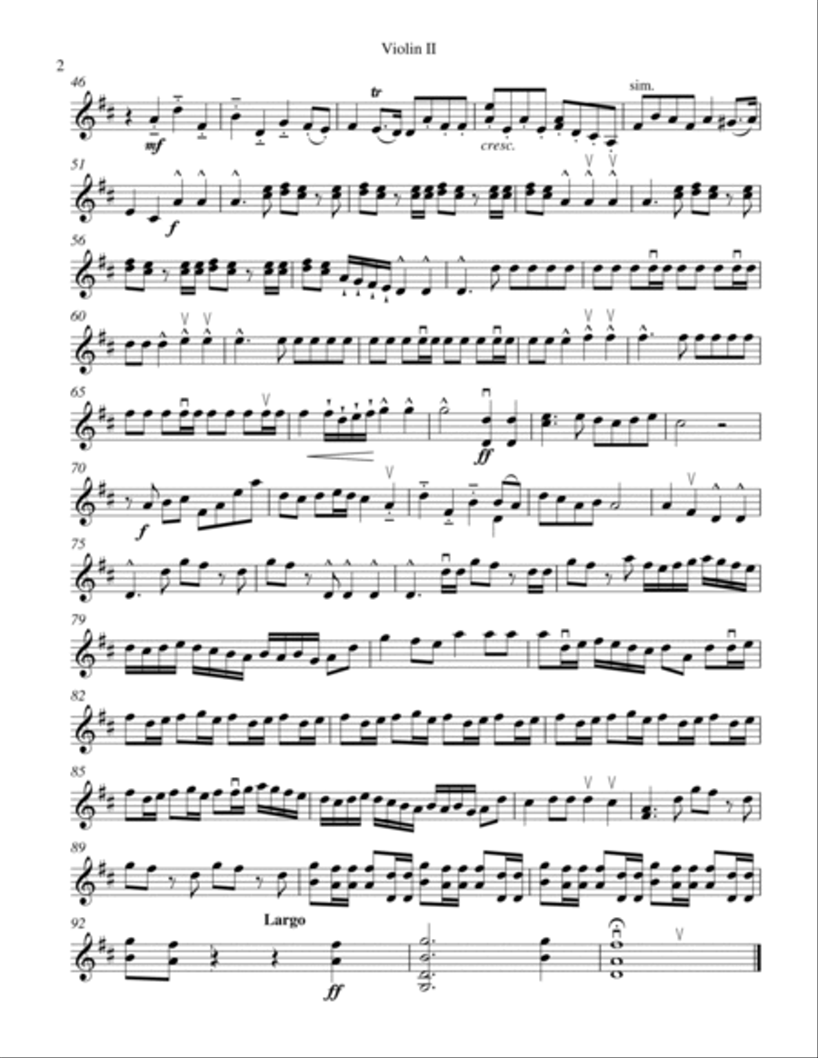 Hallelujah from Messiah String Quartet scores gallery preview page 4