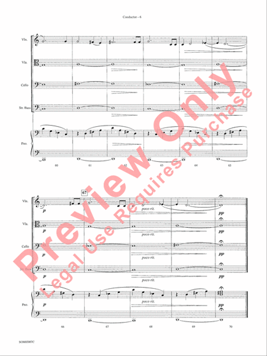 Gollum's Song (from The Lord of the Rings: The Two Towers) String Orchestra scores gallery preview page 8