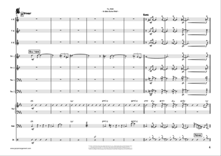 On Green Dolphin Street On Green Dolphin Street Jazz Ensemble scores gallery preview page 4