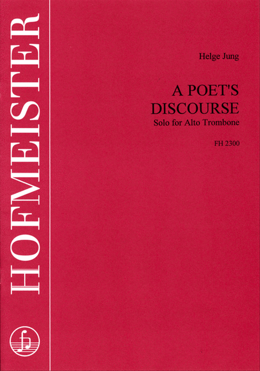A Poet’s Discourse Trombone scores gallery preview page 1