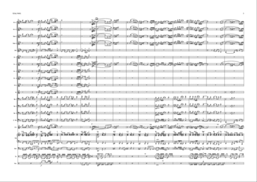 Scallywag Big Band original by Daryl McKenzie Jazz Ensemble scores gallery preview page 4