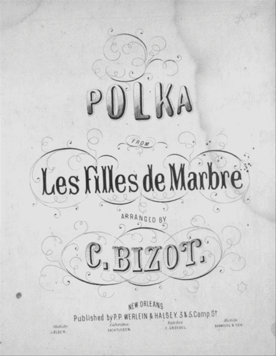 Polka From les Filles de Marbre Piano Solo scores gallery preview page 1
