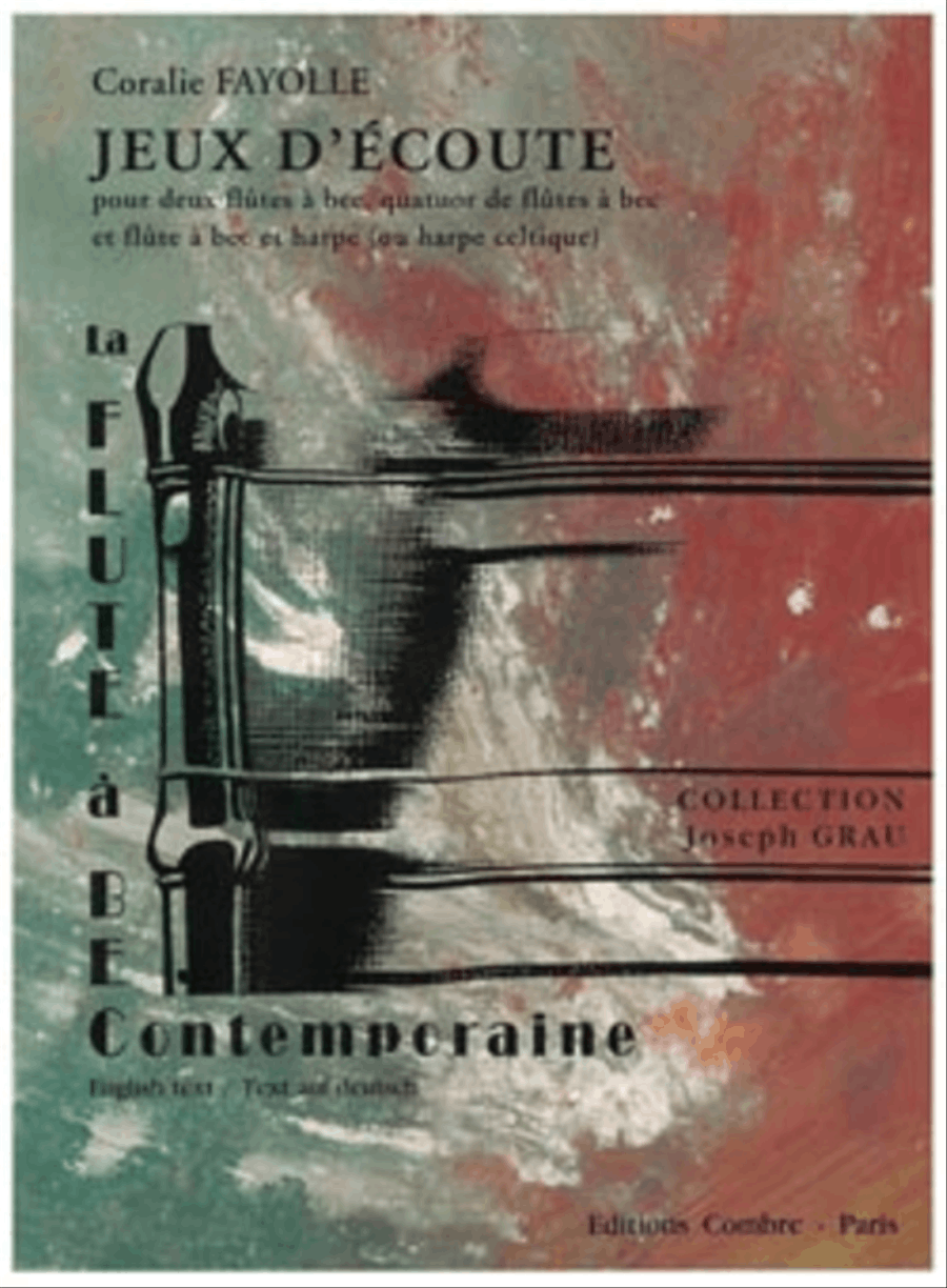 Jeux d'ecoute Recorder scores gallery preview page 1