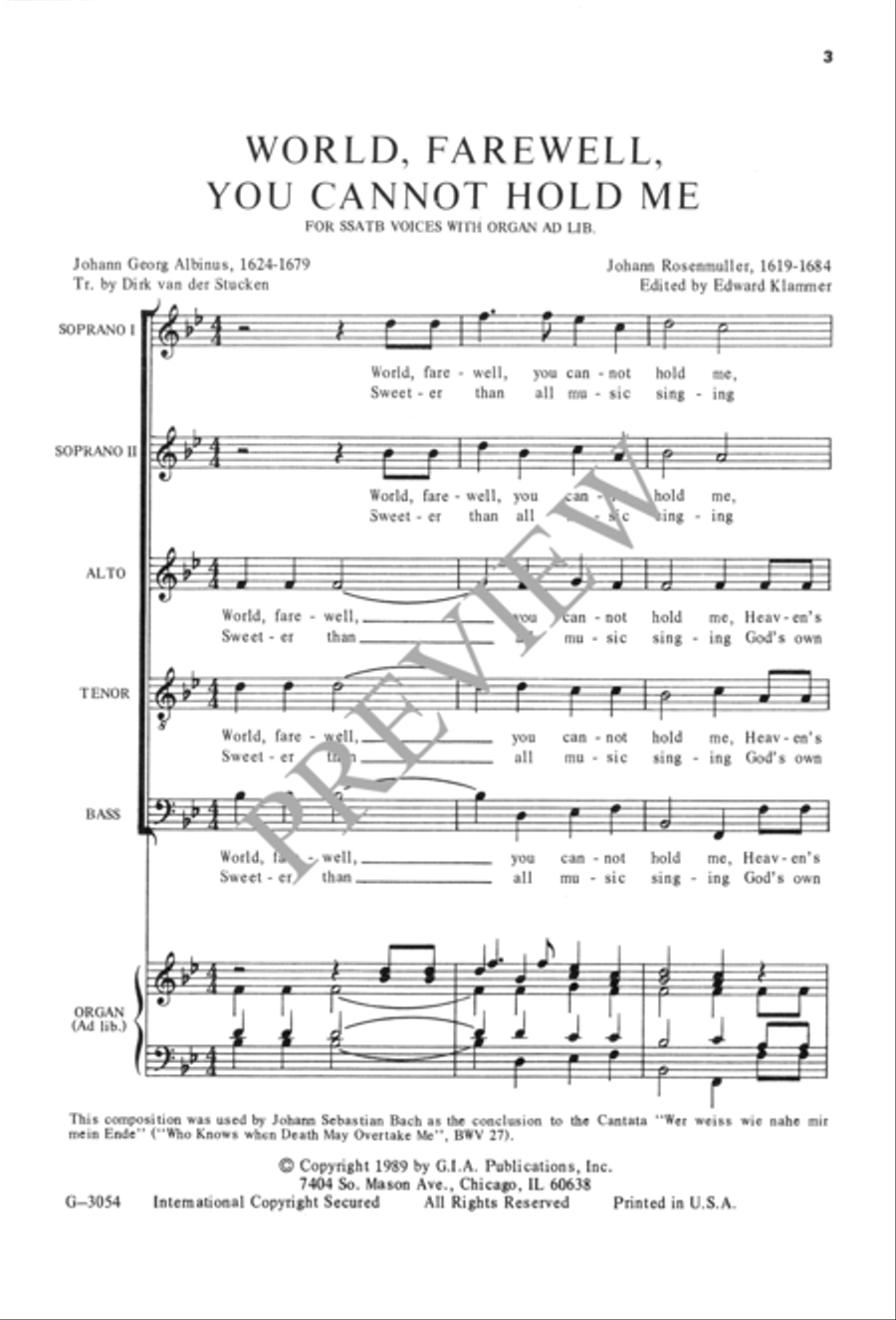 World, Farewell, You Cannot Hold Me SSATB scores gallery preview page 4