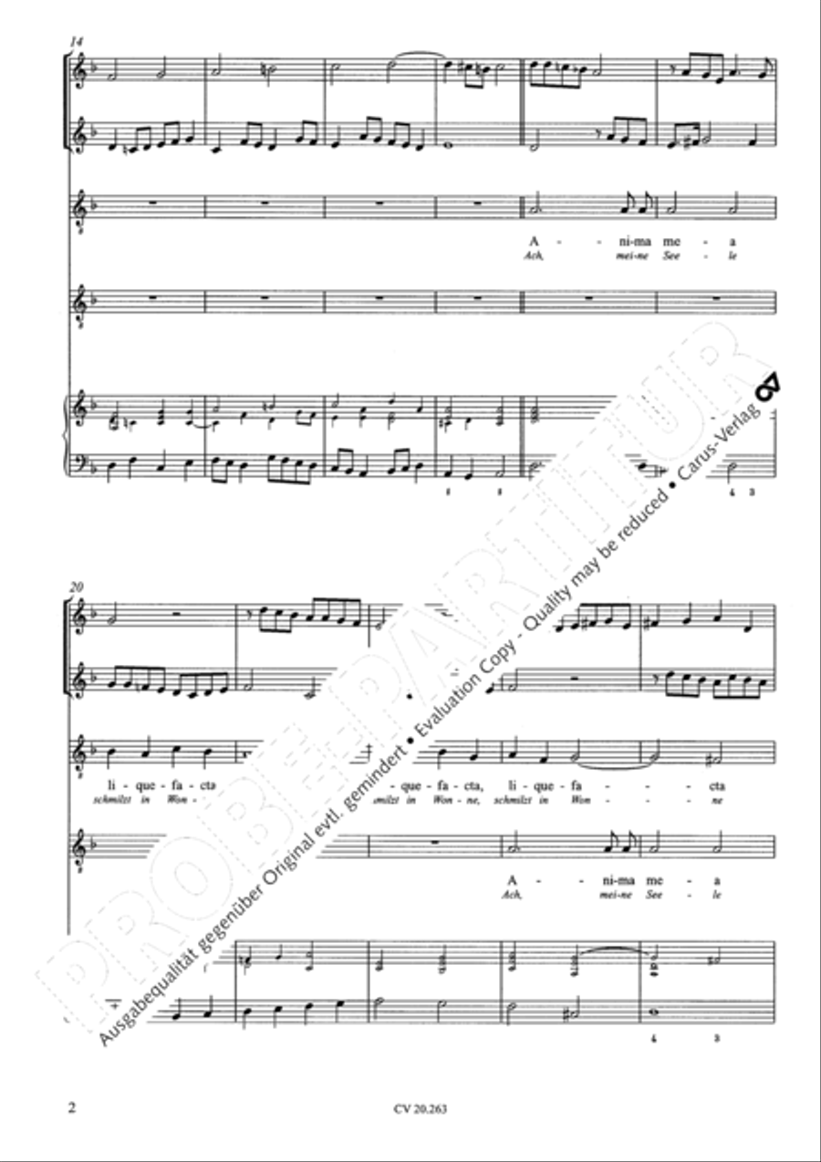 Anima mea; Adiur vos, fili Score scores gallery preview page 3
