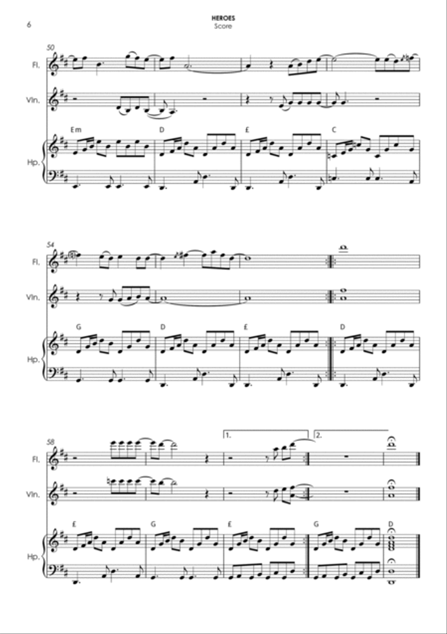 Heroes Small Ensemble scores gallery preview page 6
