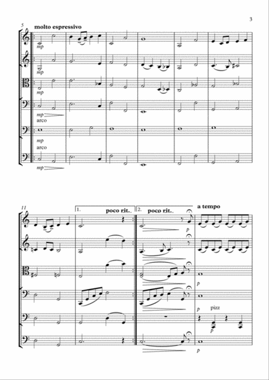 Over The Rainbow (from The Wizard Of Oz) String Orchestra scores gallery preview page 3
